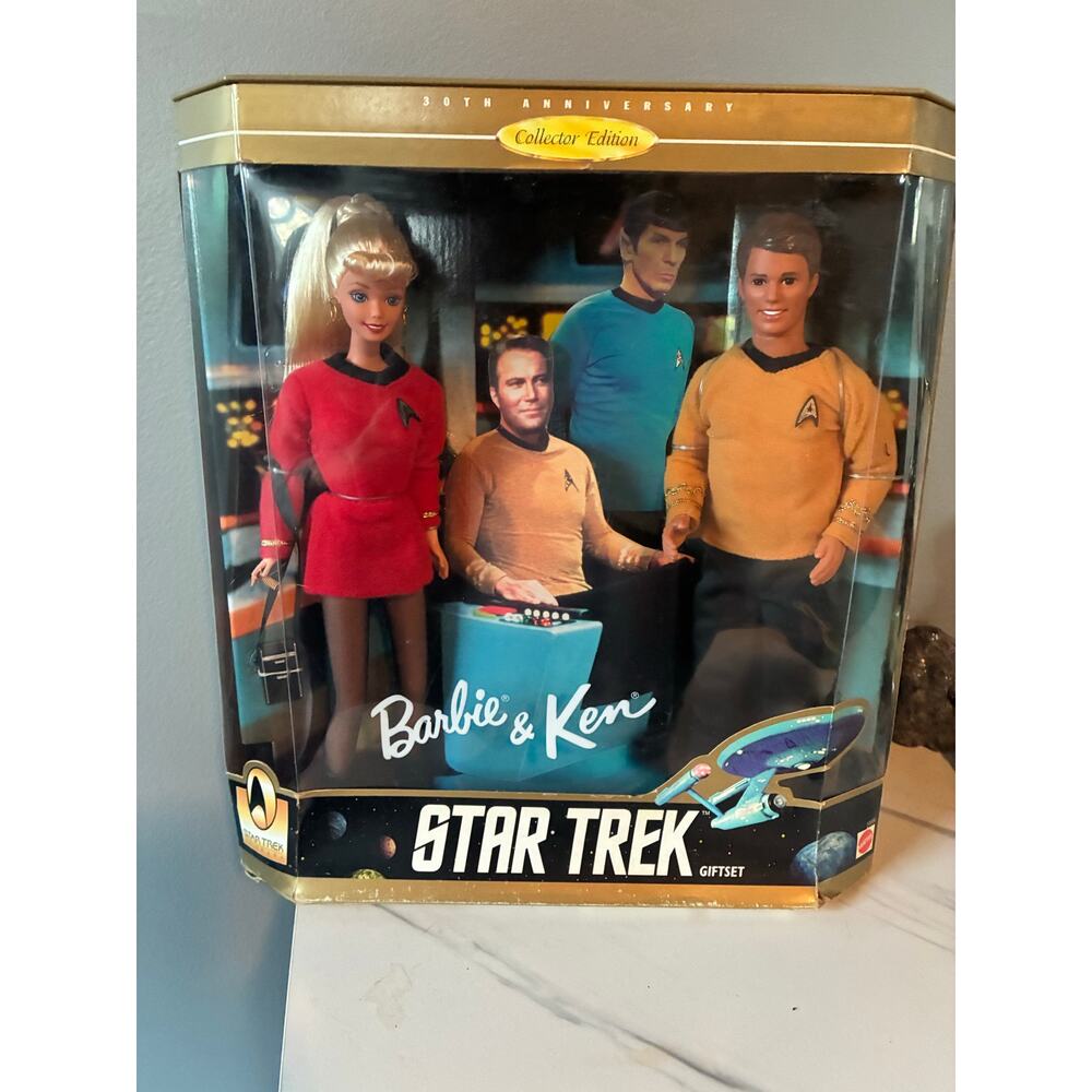 Barbie & Ken STAR TREK 30th Anniversary Collector Edition Giftset 1996 SEALED
